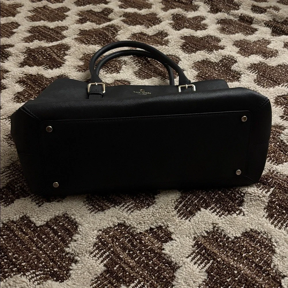 Kate Spade 2015 Black Leather Cove Street Airel Shoulder Bag